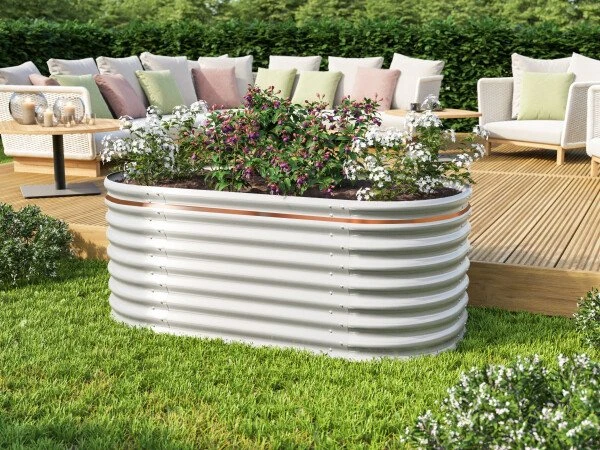 Vitavia Vita 630 Basic Hochbeet oval 162x82cm blank