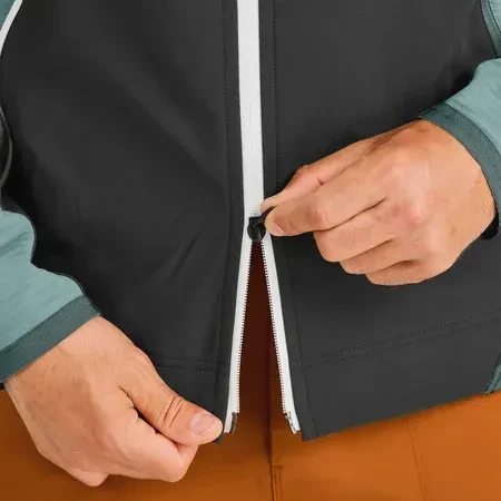 Ortovox Fleece Rib Hoody Funktionsjacke arctic grey (Herren)