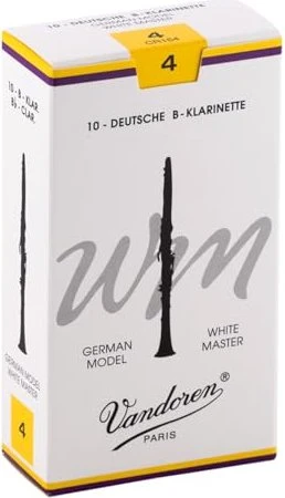 Vandoren CR164 White Master, Stärke 4, 10 Stück