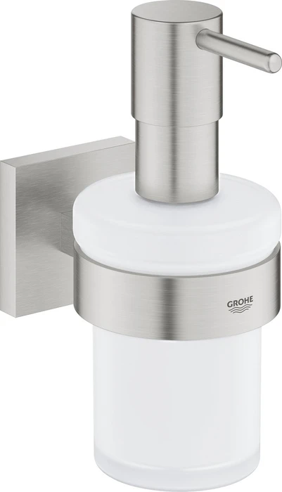Grohe Start Cube Seifenspender mit Halter supersteel