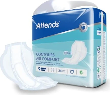 Attends Contours Air Comfort 9 Hygieneeinlage, 112 Stück