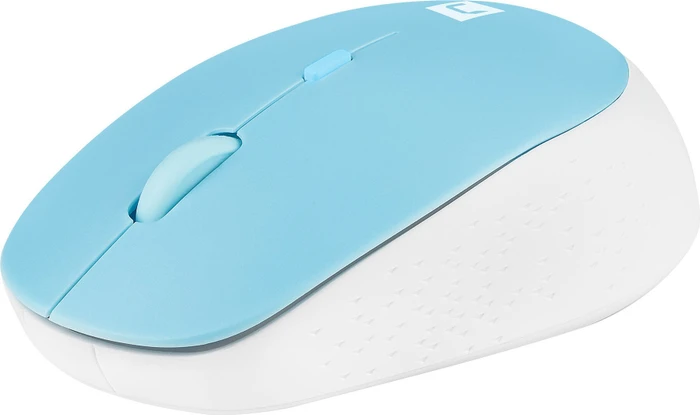 Natec Harrier 2 Wireless Mouse weiß/blau, Bluetooth