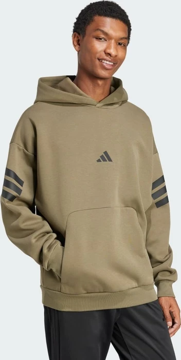 adidas Future Icons 3-Streifen Hoodie olive strata (Herren)
