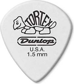 Dunlop Tortex White Jazz III Pick, 1.5mm, 12-Pack