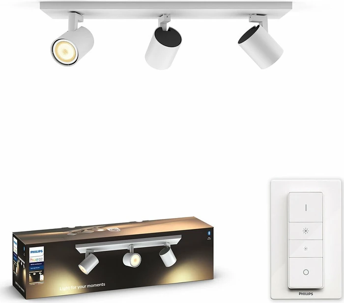Philips Hue White Ambiance Runner Spot 3-flammig weiß