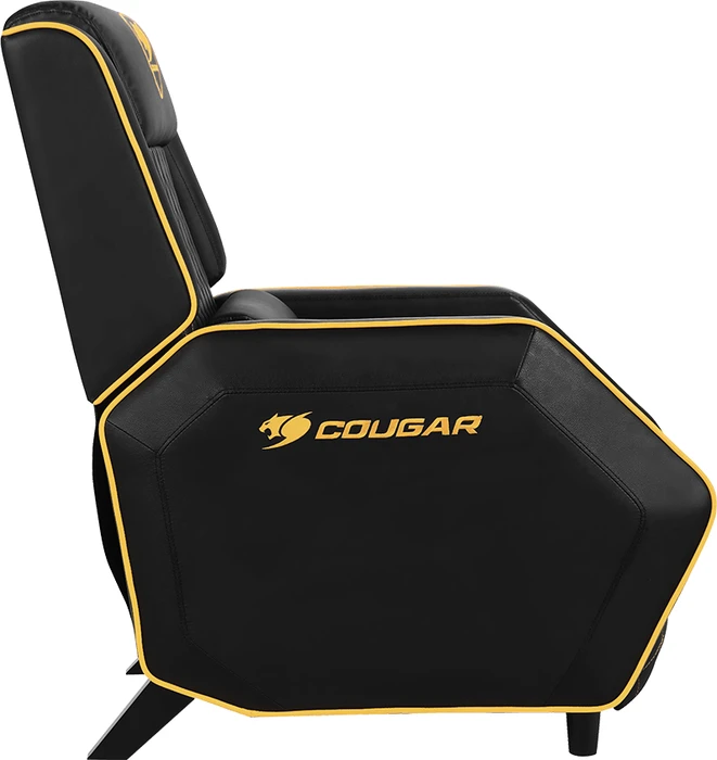 Cougar Ranger Royal Gaming-Sofa, schwarz/gelb