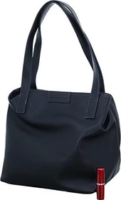 Tom Tailor Miri L mit Logo-Badge Shopper schwarz