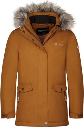 Trollkids Girls Oslo Coat XT Funktionsmantel caramel (Junior)
