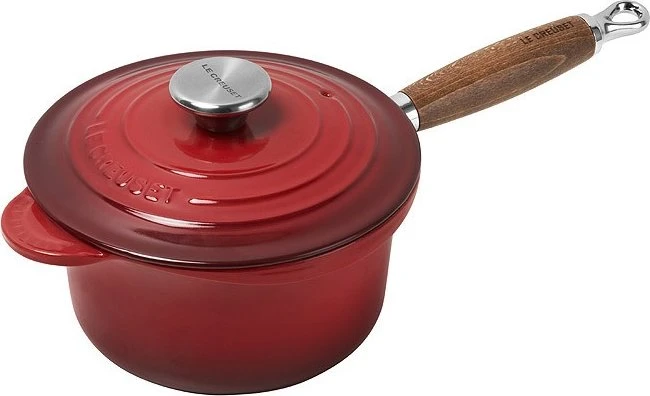 Le Creuset Profitopf mit Holzgriff 18cm kirschrot