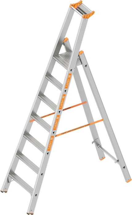 Layher Topic 1064 Alu Haushaltsleiter, 7 Stufen