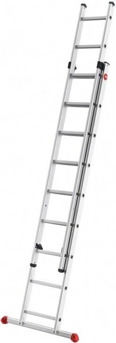 Hailo ProfiStep duo 2-tlg. Schiebeleiter, 2x 9 Stufen