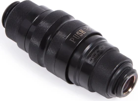 Alphacool Eiszapfen G1/4" AG Schnellverschluss Kupplung Set, deep black