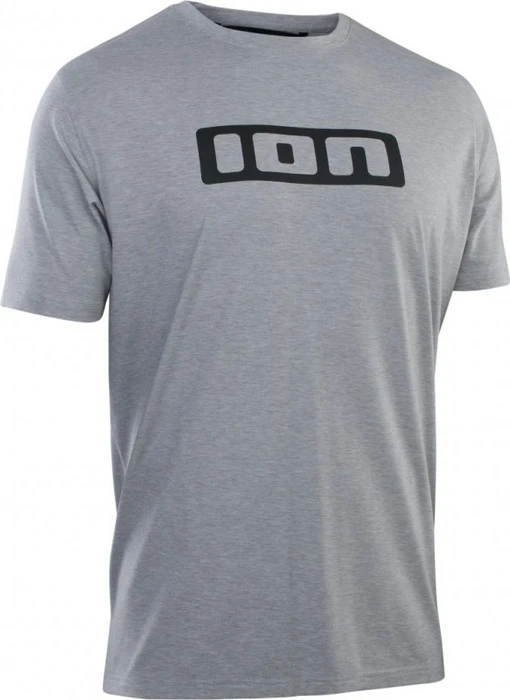 ION MTB Jersey Logo DR Trikot kurzarm grey melange (Herren)