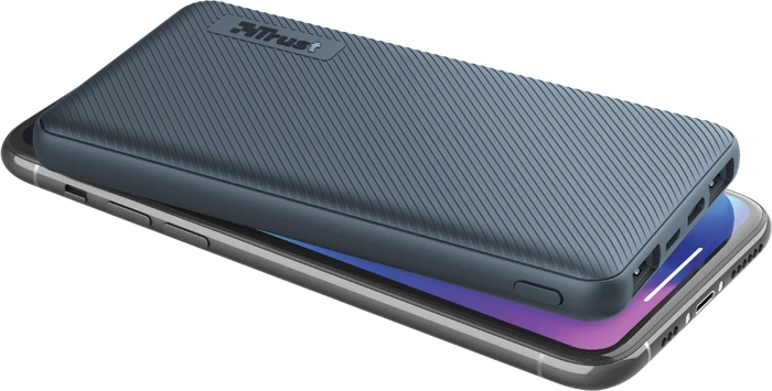Trust Primo Ultra-thin Powerbank 10000mAh blau