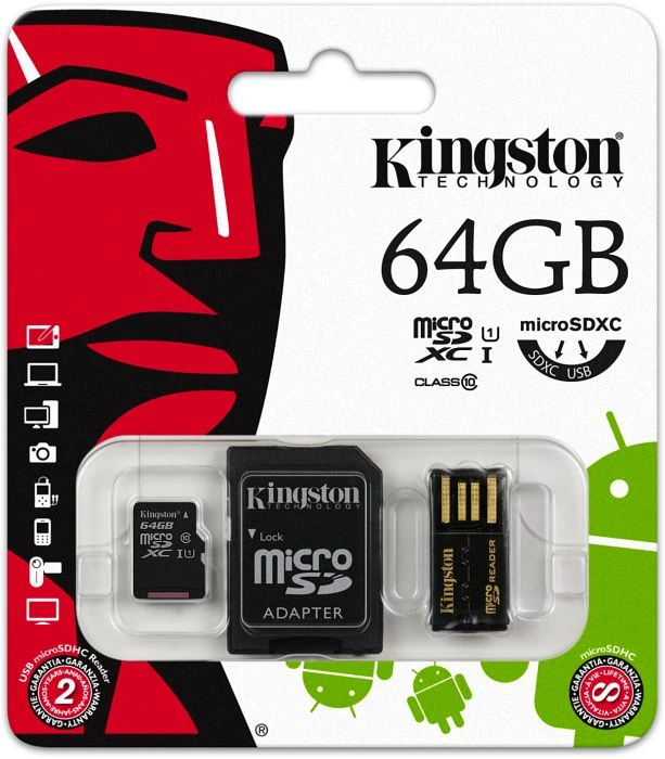 Kingston 64GB Mobility-Kit, Class 10