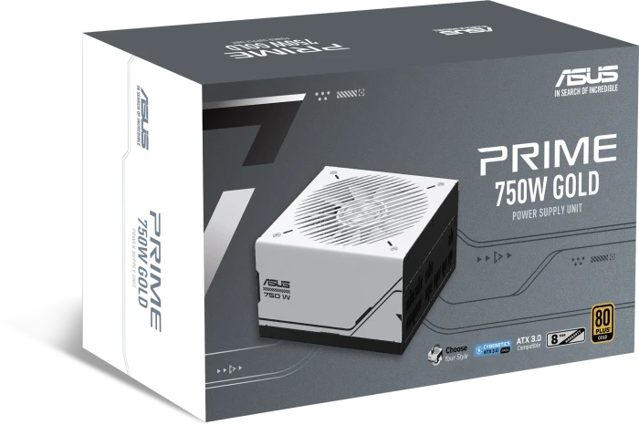 ASUS PRIME Gold, AP-750G-SI, schwarz/weiß, 750W, ATX 3.0