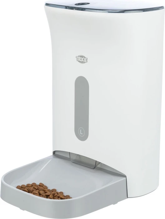 Trixie TX8 2.0 Smart Futterautomat, max. 4 Mahlzeiten pro Tag, Timer, Lautsprecher, 4.5l, weiß