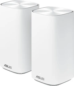 ASUS ZenWiFi Mini AC CD6 AC1500, weiß, Router und Repeater Set, 2er-Bundle