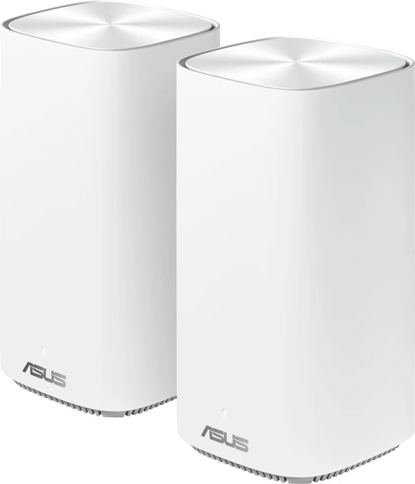 ASUS ZenWiFi Mini AC CD6 AC1500, weiß, Router und Repeater Set, 2er-Bundle