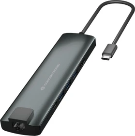 Conceptronic Multifunktionaler 9-in-1 Hub, USB-C 3.0 [Stecker] (DONN06G / 110515507101)