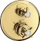 Hansgrohe Axor Montreux Thermostat Unterputz mit Kreuzgriff und Ab- und Umstellventil polished gold optic Vorschaubild