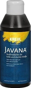 Kreul Javana Stoffmalfarbe für helle und dunkle Stoffe, schwarz, 250ml