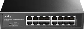 Cudy GS100 Series Rackmount Gigabit Managed Switch, 16x RJ-45 (GS1016E)