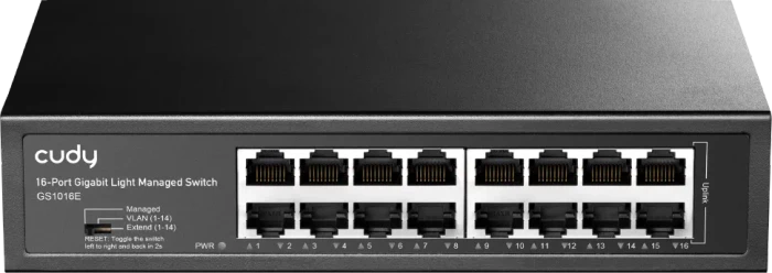 Cudy GS100 Series Rackmount Gigabit Managed Switch, 16x RJ-45