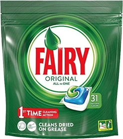 Fairy Original All-In-One Geschirrspültabs, 31 Stück