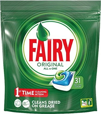Fairy Original All-In-One Geschirrspültabs, 31 Stück