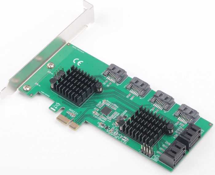 InLine SATA-Controller, 8x SATA, PCIe 2.0 x1