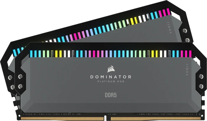 Corsair Dominator Platinum RGB grau UDIMM 64GB Kit, DDR5-6000, CL30-36-36-76