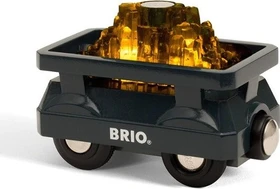 BRIO Goldwaggon mit Licht