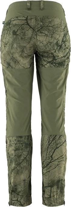 Fjällräven Keb Trousers Curved Regular Hose lang green camo/laurel green (Damen)