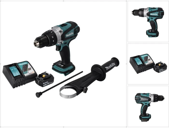 Makita DHP458RT1 Akku-Schlagbohrschrauber inkl. Akku 5.0Ah