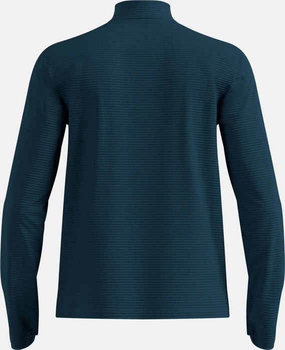 Odlo Essentials Thermal Half Zip Laufshirt langarm reflecting pond (Herren)