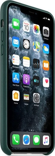Apple Leder Case für iPhone 11 Pro Max waldgruen