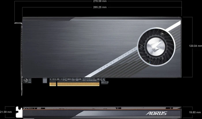 GIGABYTE AORUS RAID SSD 2TB, Add-In Card / PCIe 3.0 x8
