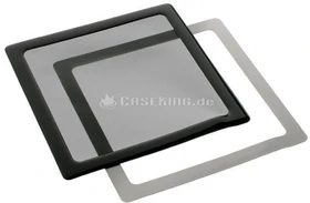 DEMCiflex Staubfilter 140mm quadratisch schwarz/schwarz