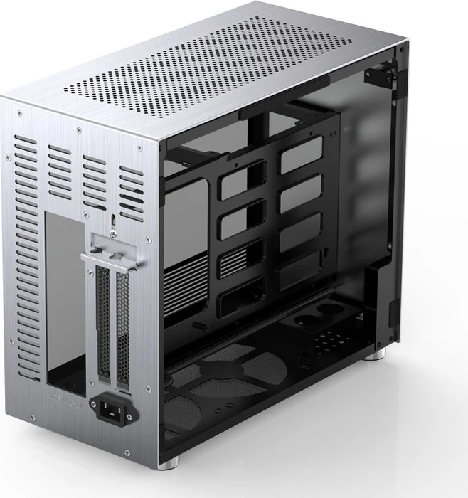 Jonsbo V10, silber, Mini-ITX