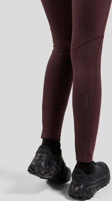 Odlo Zeroweight Tights Laufhose lang fudge (Damen)