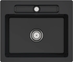 Villeroy & Boch Subway Style 60 Einbau Becken rechts pure black