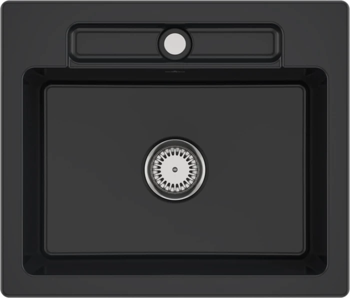 Villeroy & Boch Subway Style 60 Einbau Becken rechts pure black