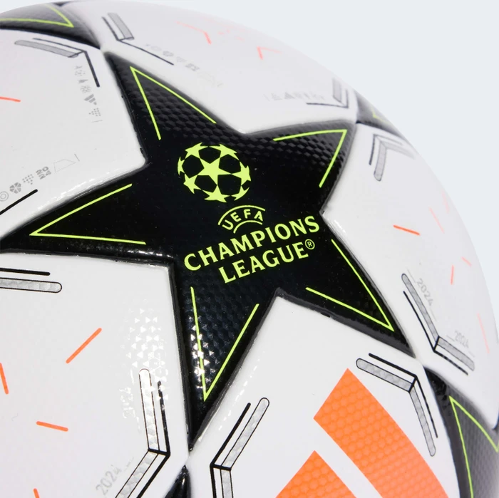 adidas UCL League 24/25 Group Stage Fußball white/black/platinum metallic/team solar yellow