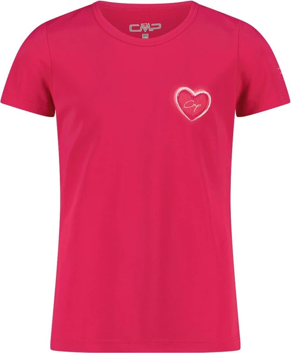 CMP Print Funktionsshirt kurzarm magenta (Junior)