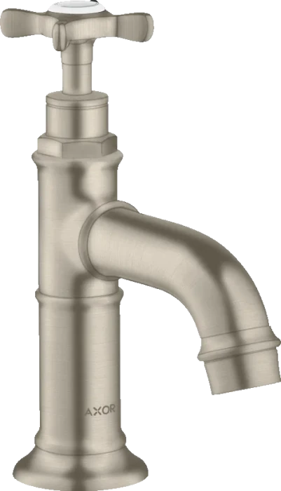 Hansgrohe Axor Montreux Standventil 50 mit Kreuzgriff ohne Ablaufgarnitur brushed nickel