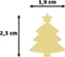 Vaessen Creative Hebel-Motivstanzer Medium, Weihnachtsbaum mit Stern, gold/weiß, 23x19mm Vorschaubild