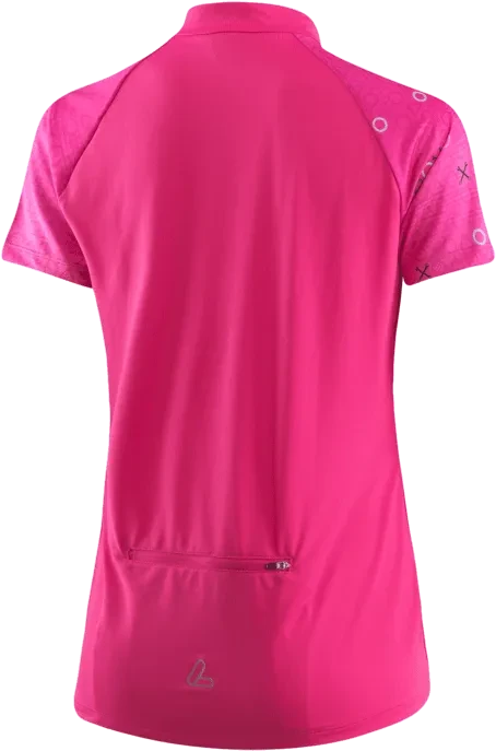 Löffler Axo Rise Half-Zip Trikot kurzarm magenta (Damen)
