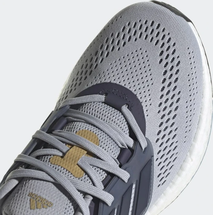 adidas Pureboost 22 halo silver/shadow navy/linen green (Herren)