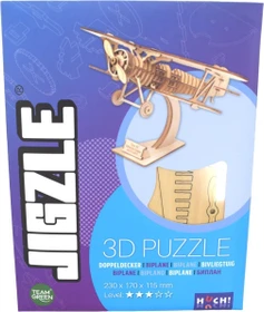 Huch! Jigzle 3D Holz-Puzzle Doppeldecker